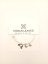 URBAN LEAVES ULUS005VS Bracelet Charm Silver Metal Bangle Vintage Silver Women - Image 1