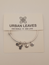 URBAN LEAVES ULUS005VS Bracelet Charm Silver Metal Bangle Vintage Silver Women - Image 2