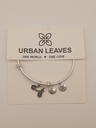 URBAN LEAVES ULUS005VS Bracelet Charm Silver Metal Bangle Vintage Silver Women - Image 2