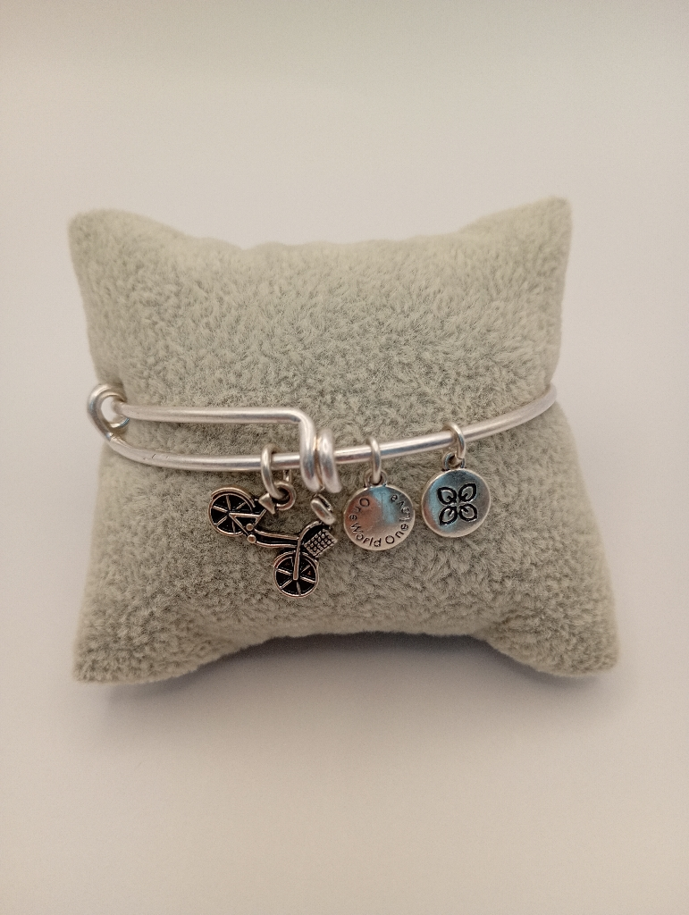 URBAN LEAVES ULUS005VS Bracelet Charm Silver Metal Bangle Vintage Silver Women - Image 3