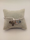 URBAN LEAVES ULUS005VS Bracelet Charm Silver Metal Bangle Vintage Silver Women - Image 3
