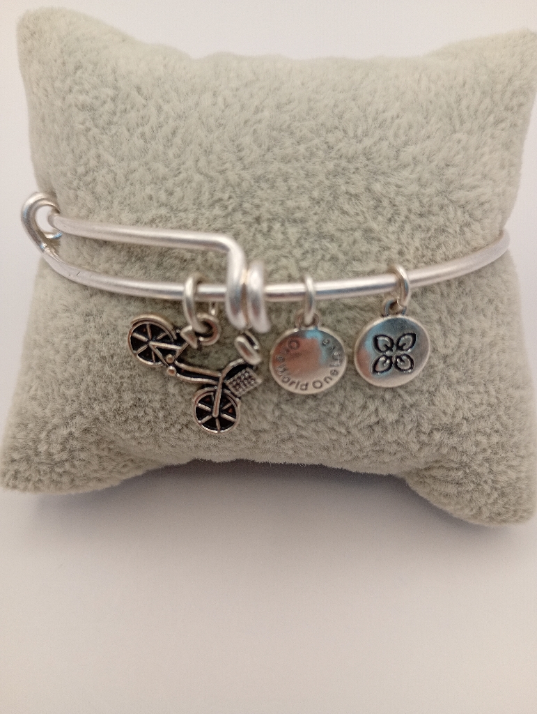 URBAN LEAVES ULUS005VS Bracelet Charm Silver Metal Bangle Vintage Silver Women - Image 4