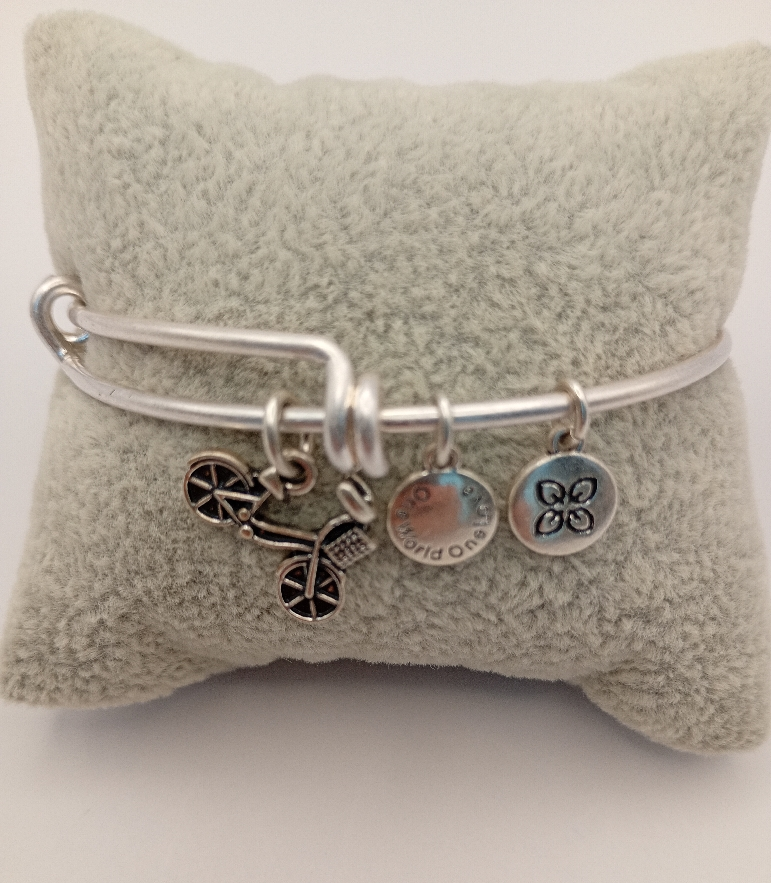 URBAN LEAVES ULUS005VS Bracelet Charm Silver Metal Bangle Vintage Silver Women - Image 4