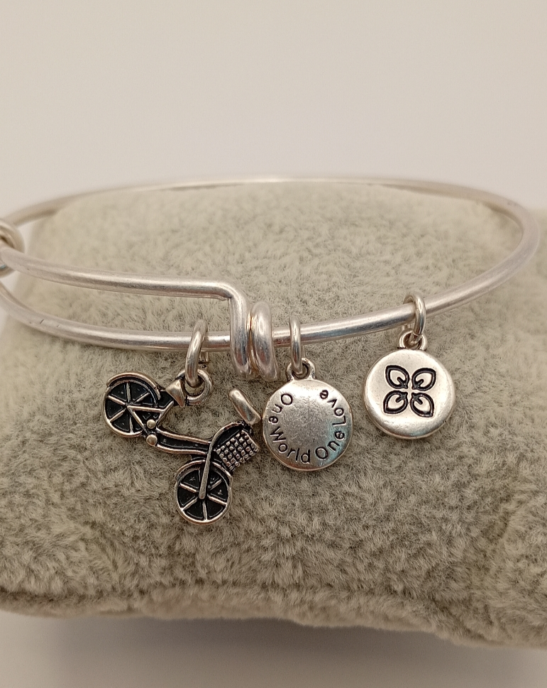 URBAN LEAVES ULUS005VS Bracelet Charm Silver Metal Bangle Vintage Silver Women - Image 5