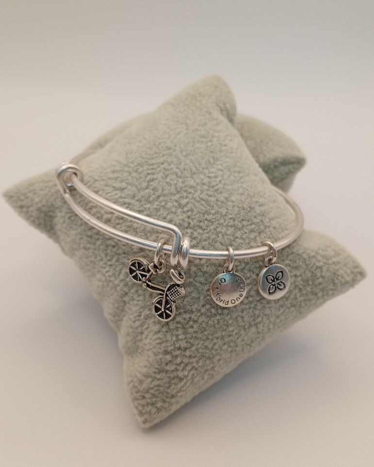 URBAN LEAVES ULUS005VS Bracelet Charm Silver Metal Bangle Vintage Silver Women - Image 6