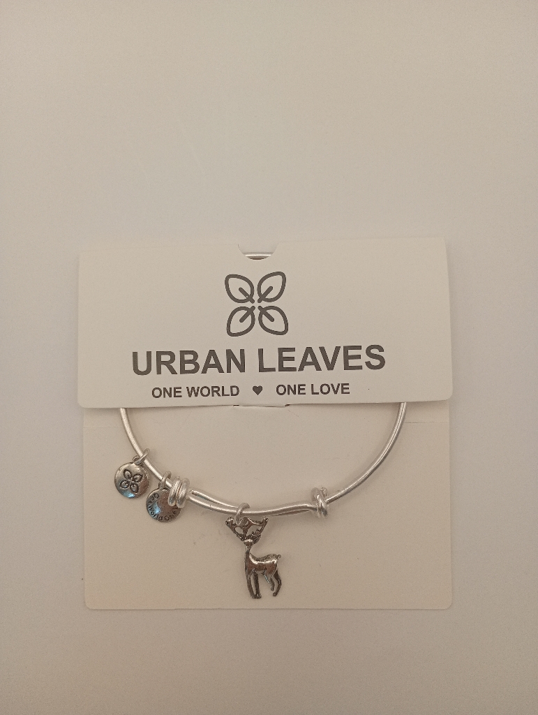 Urban Leaves ULNA004VS Bracelet Charm Silver Metal Bangle Vintage Silver Women - Image 1