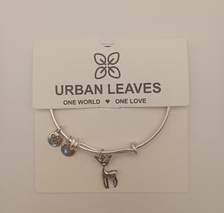 Urban Leaves ULNA004VS Bracelet Charm Silver Metal Bangle Vintage Silver Women - Image 1
