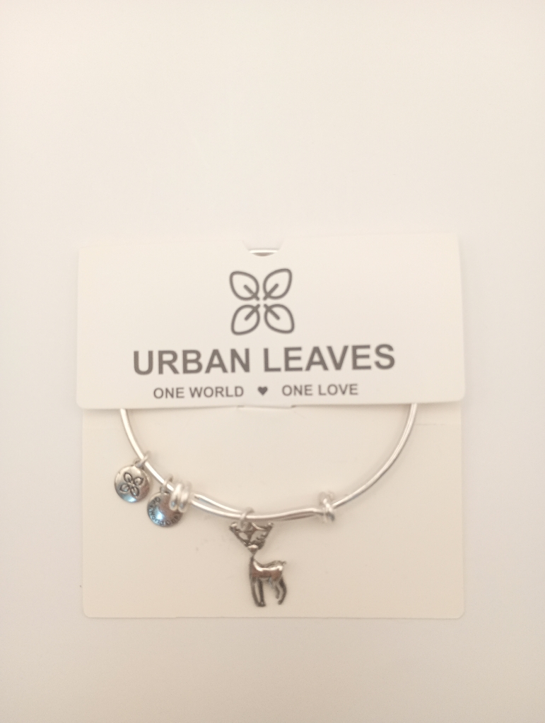 Urban Leaves ULNA004VS Bracelet Charm Silver Metal Bangle Vintage Silver Women - Image 2
