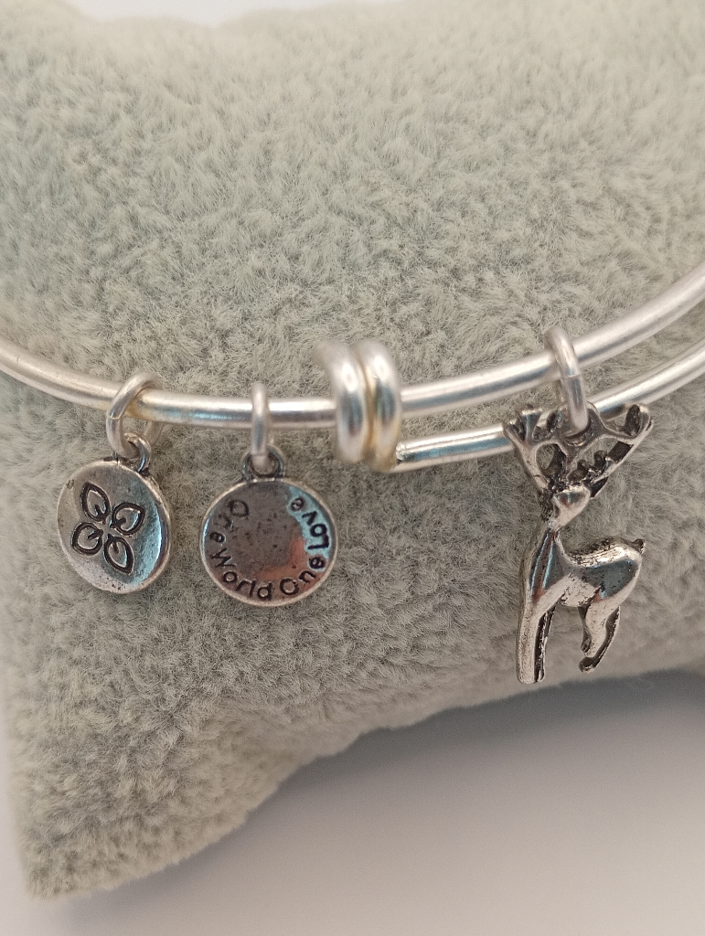 Urban Leaves ULNA004VS Bracelet Charm Silver Metal Bangle Vintage Silver Women - Image 4