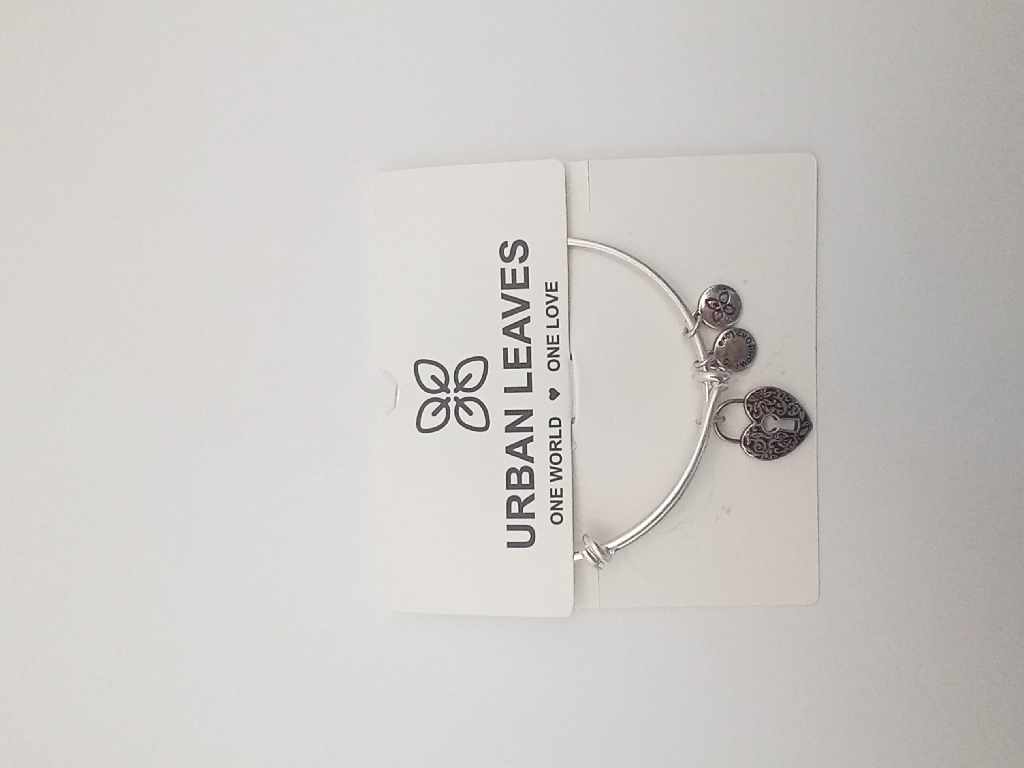URBAN LEAVES ULSY005VS Bracelet Charm Silver Metal Bangle Vintage Silver Women - Image 1