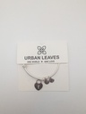 URBAN LEAVES ULSY005VS Bracelet Charm Silver Metal Bangle Vintage Silver Women - Image 1