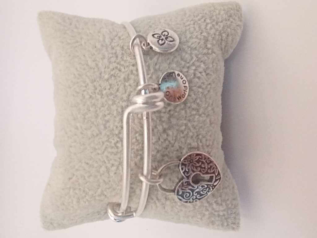 URBAN LEAVES ULSY005VS Bracelet Charm Silver Metal Bangle Vintage Silver Women - Image 3
