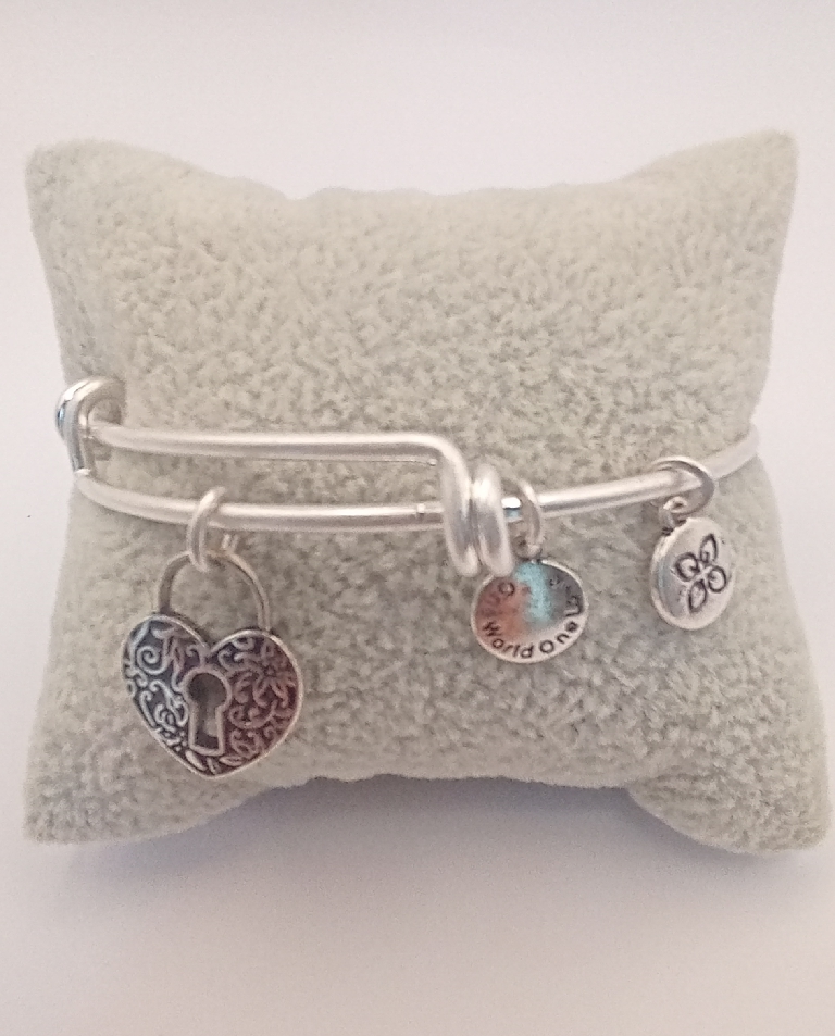 URBAN LEAVES ULSY005VS Bracelet Charm Silver Metal Bangle Vintage Silver Women - Image 3