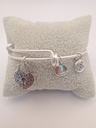URBAN LEAVES ULSY005VS Bracelet Charm Silver Metal Bangle Vintage Silver Women - Image 3