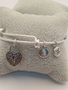 URBAN LEAVES ULSY005VS Bracelet Charm Silver Metal Bangle Vintage Silver Women - Image 4