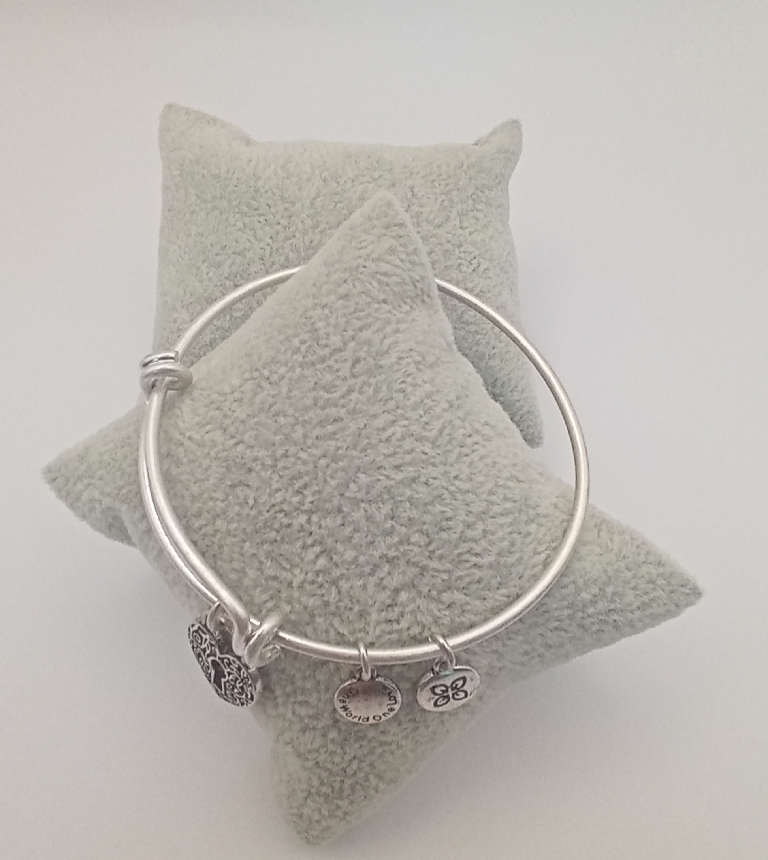 URBAN LEAVES ULSY005VS Bracelet Charm Silver Metal Bangle Vintage Silver Women - Image 5