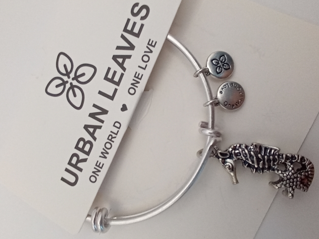 Urban Leaves ULOC002VS Bracelet Bangle Silver Metal Bangle Vintage Silver Unisex - Image 3
