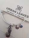 Urban Leaves ULOC002VS Bracelet Bangle Silver Metal Bangle Vintage Silver Unisex - Image 3