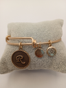 Urban Leaves ULIN018VG Bracelet Charm Gold Metal Bangle Vintage Gold Unisex - Image 2
