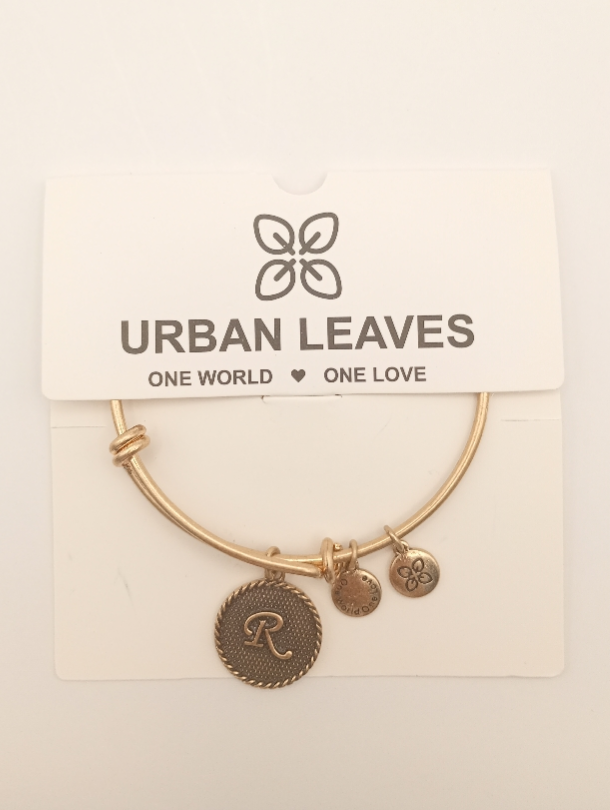 Urban Leaves ULIN018VG Bracelet Charm Gold Metal Bangle Vintage Gold Unisex - Image 5