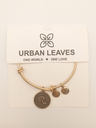 Urban Leaves ULIN018VG Bracelet Charm Gold Metal Bangle Vintage Gold Unisex - Image 5