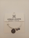 URBAN LEAVES ULIN006VS Bracelet Charm Silver Metal Bangle Vintage Silver Unisex - Image 1