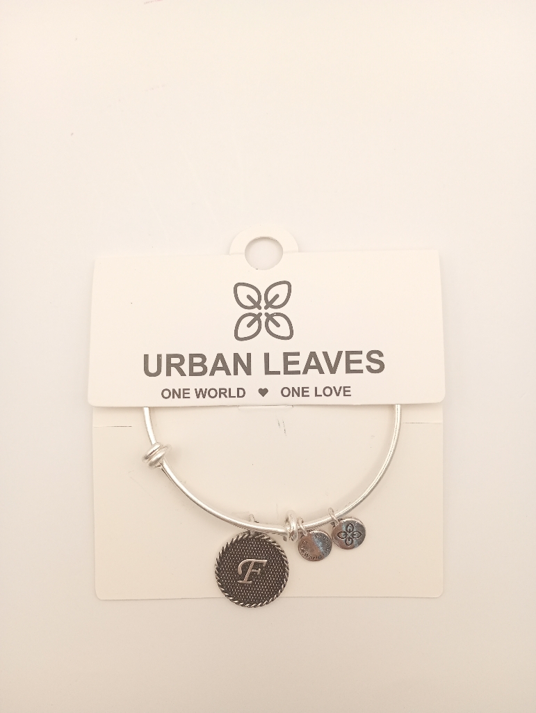 URBAN LEAVES ULIN006VS Bracelet Charm Silver Metal Bangle Vintage Silver Unisex - Image 2