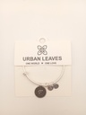 URBAN LEAVES ULIN006VS Bracelet Charm Silver Metal Bangle Vintage Silver Unisex - Image 2