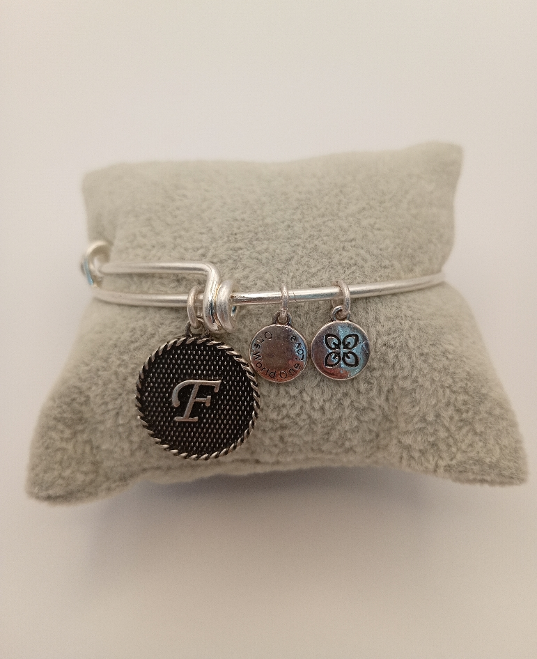 URBAN LEAVES ULIN006VS Bracelet Charm Silver Metal Bangle Vintage Silver Unisex - Image 3