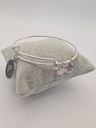URBAN LEAVES ULIN006VS Bracelet Charm Silver Metal Bangle Vintage Silver Unisex - Image 5