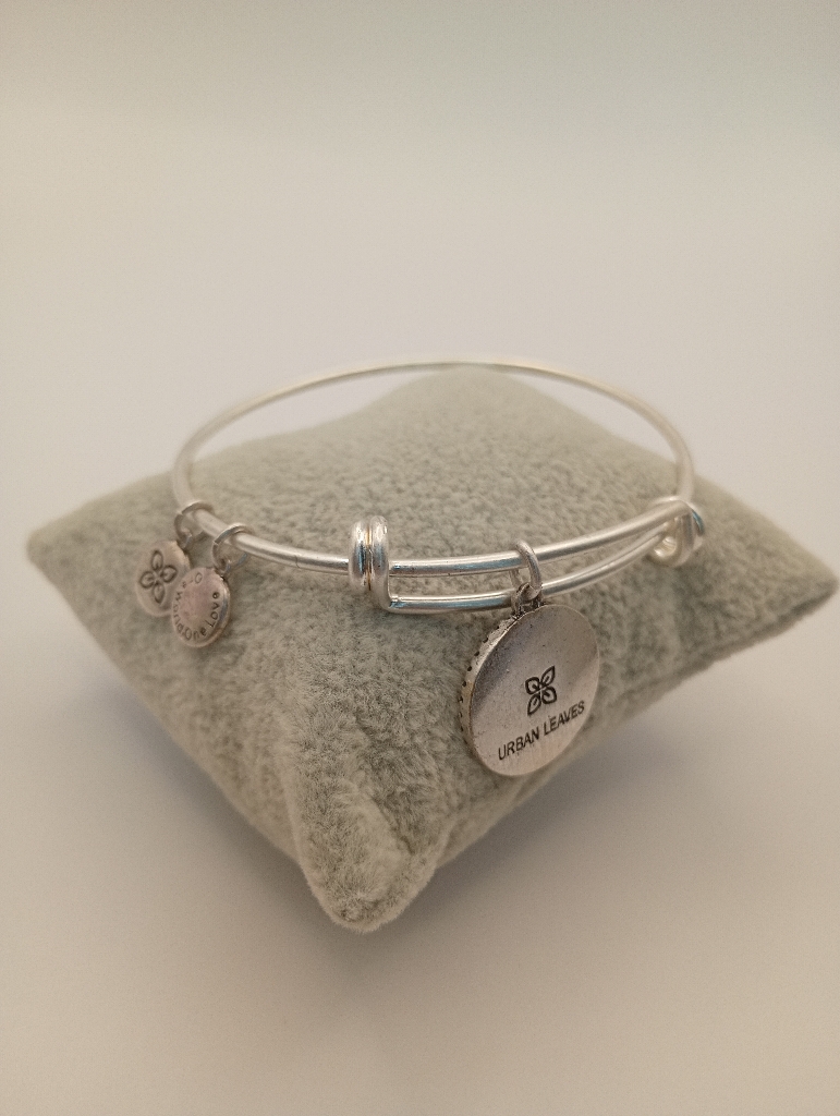 URBAN LEAVES ULIN006VS Bracelet Charm Silver Metal Bangle Vintage Silver Unisex - Image 6