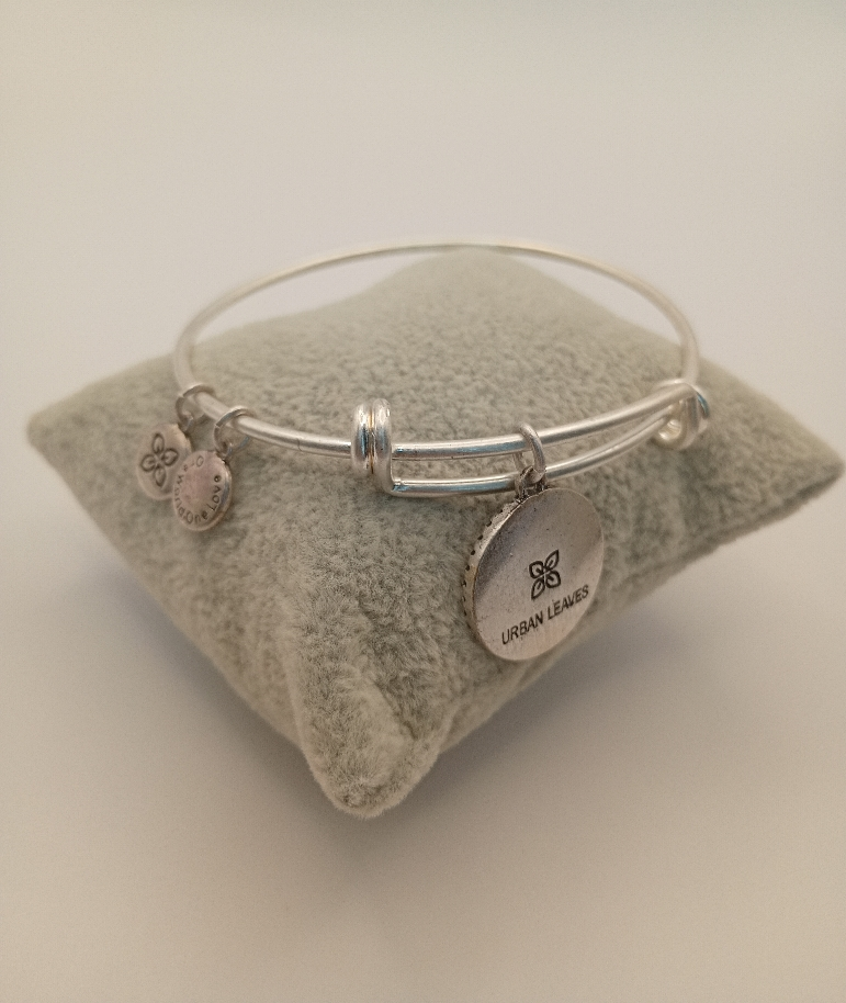 URBAN LEAVES ULIN006VS Bracelet Charm Silver Metal Bangle Vintage Silver Unisex - Image 6