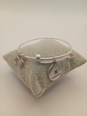 URBAN LEAVES ULIN006VS Bracelet Charm Silver Metal Bangle Vintage Silver Unisex - Image 6