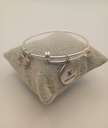 URBAN LEAVES ULIN006VS Bracelet Charm Silver Metal Bangle Vintage Silver Unisex - Image 6
