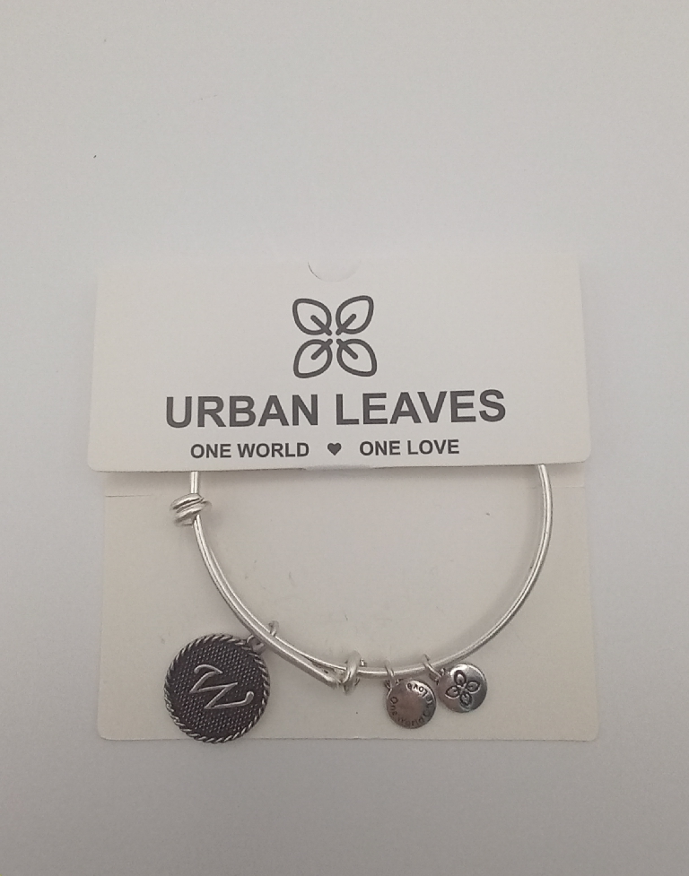 Urban Leaves ULIN023VS Bracelet Bangle Silver Metal Bangle Letter W Vintage Silver Women - Image 1