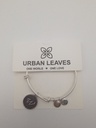Urban Leaves ULIN023VS Bracelet Bangle Silver Metal Bangle Letter W Vintage Silver Women - Image 1