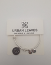 Urban Leaves ULIN023VS Bracelet Bangle Silver Metal Bangle Letter W Vintage Silver Women - Image 1