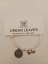 Urban Leaves ULIN023VS Bracelet Bangle Silver Metal Bangle Letter W Vintage Silver Women - Image 2