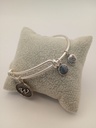 Urban Leaves ULIN023VS Bracelet Bangle Silver Metal Bangle Letter W Vintage Silver Women - Image 6
