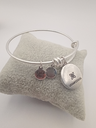 URBAN LEAVES ULIN025VS Bracelet Charm Letter Y Silver Metal Bangle Silver Unisex - Image 4