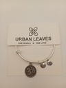 Urban Leaves ULBE004VS Bracelet Bangle Silver Metal Bangle OM Charm Vintage Silver Unisex - Image 1