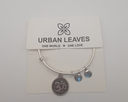 Urban Leaves ULBE004VS Bracelet Bangle Silver Metal Bangle OM Charm Vintage Silver Unisex - Image 2
