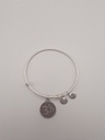 Urban Leaves ULBE004VS Bracelet Bangle Silver Metal Bangle OM Charm Vintage Silver Unisex - Image 3