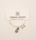 Urban Leaves ULFR001VS Bracelet Charm, Bangle Silver Metal Bangle Pineapple Vintage Silver Women - Image 1