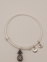 Urban Leaves ULFR001VS Bracelet Charm, Bangle Silver Metal Bangle Pineapple Vintage Silver Women - Image 3