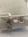 Urban Leaves ULFR001VS Bracelet Charm, Bangle Silver Metal Bangle Pineapple Vintage Silver Women - Image 4