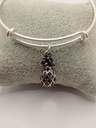 Urban Leaves ULFR001VS Bracelet Charm, Bangle Silver Metal Bangle Pineapple Vintage Silver Women - Image 6