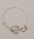Urban Leaves ULUS002VS Bracelet Charm Bangle Silver Metal Bangle Headphones Vintage Silver Unisex - Image 3