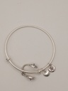 Urban Leaves ULUS002VS Bracelet Charm Bangle Silver Metal Bangle Headphones Vintage Silver Unisex - Image 3