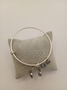 Urban Leaves ULUS002VS Bracelet Charm Bangle Silver Metal Bangle Headphones Vintage Silver Unisex - Image 6